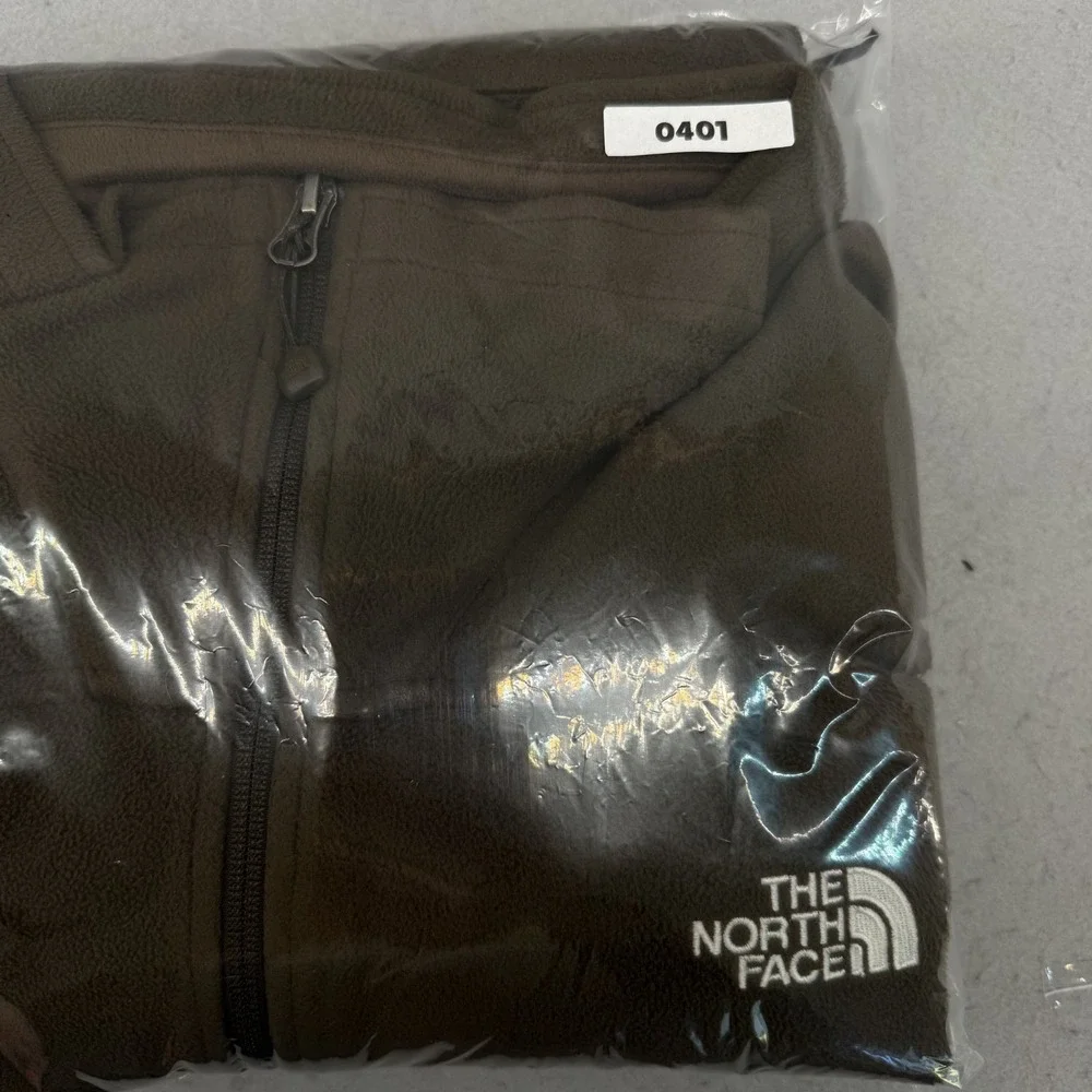 The North Face WindWall Fleece Jacket‎ XXL Brown Full Zip Windproof 2006 Vintage